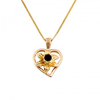 9ct gold Cymru Gold Pendant with chain